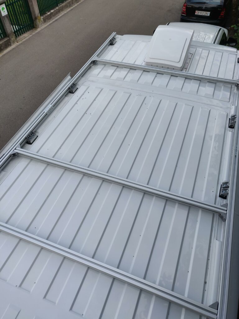 Assembled roof rack